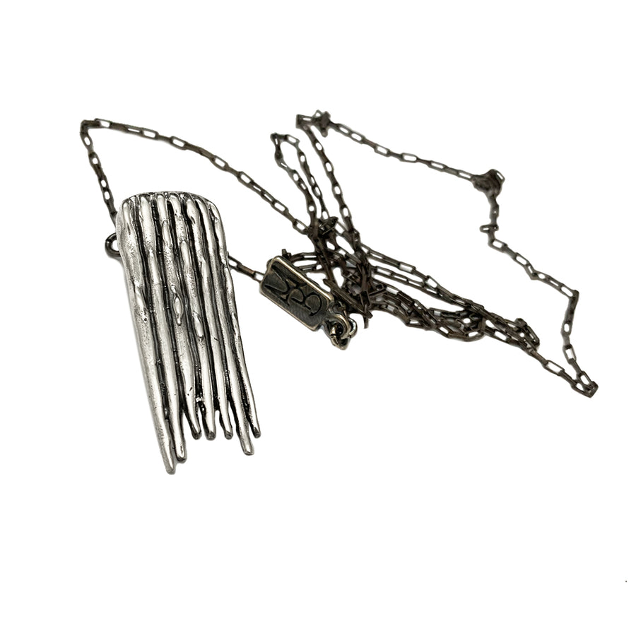 Dije Cascada Rectangular -Plata